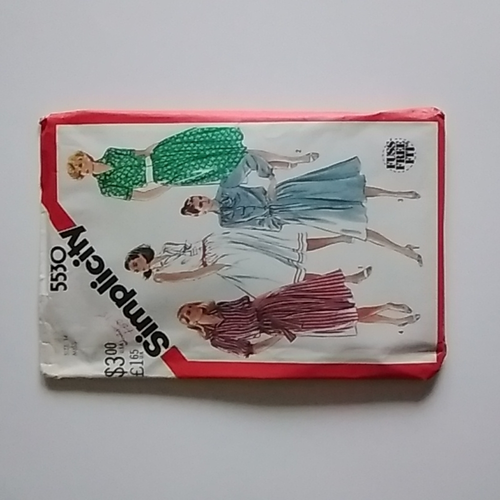 Simplicity Original 1982 Pattern #5530 SZ 14